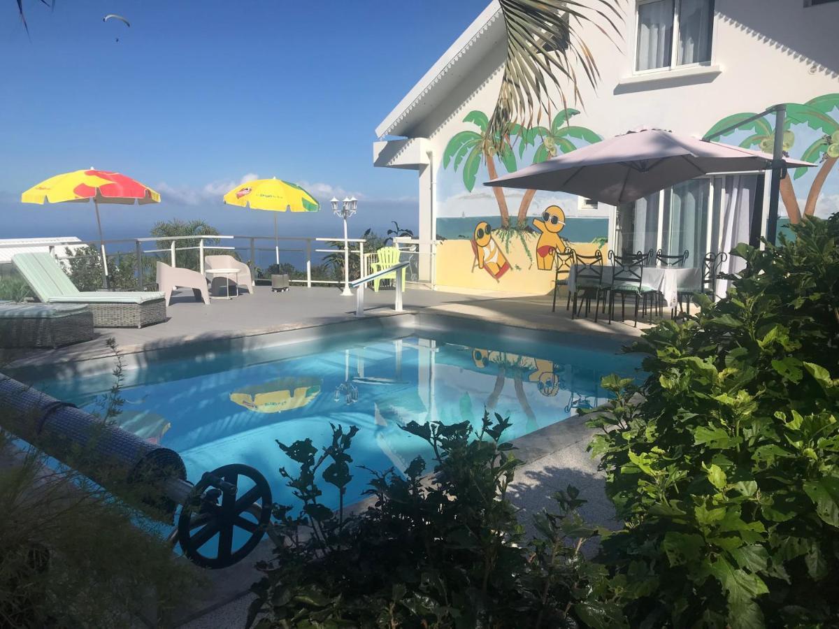 St Leu -Villa D'Artiste, Superbe Vue Mer, Piscine Chauffee Saint-Leu Exterior photo
